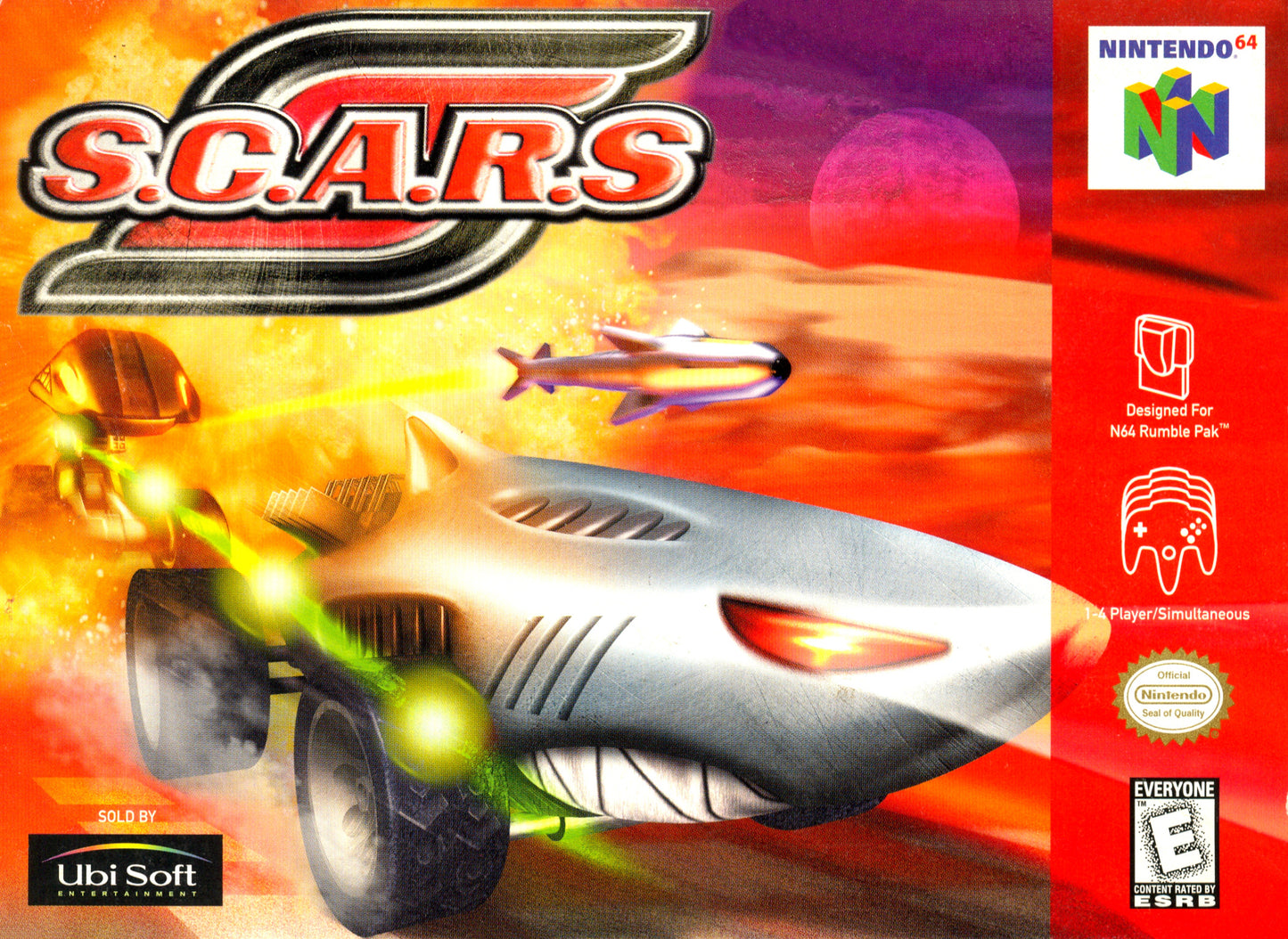 SCARS - N64 (W/BOX & MANUAL)
