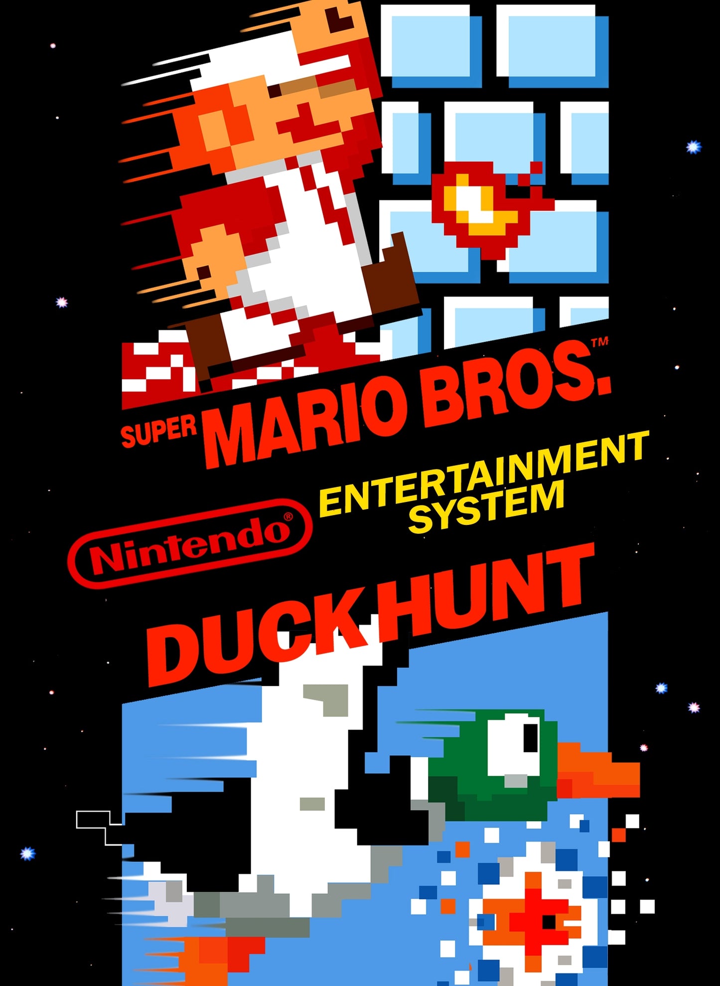 SUPER MARIO BROS./DUCK HUNT - NES (W/BOX)