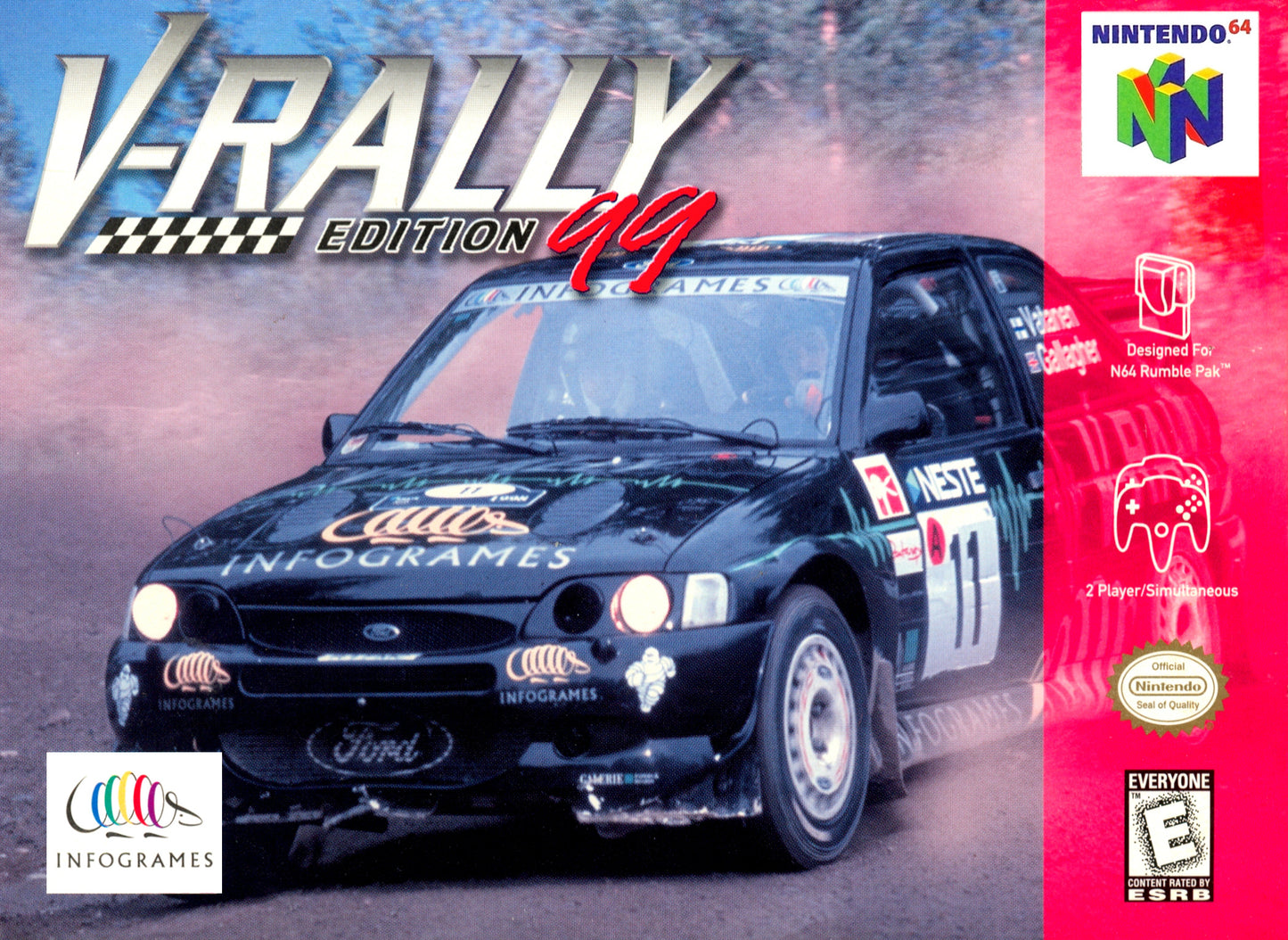 V-RALLY 99 - N64 (W/BOX)