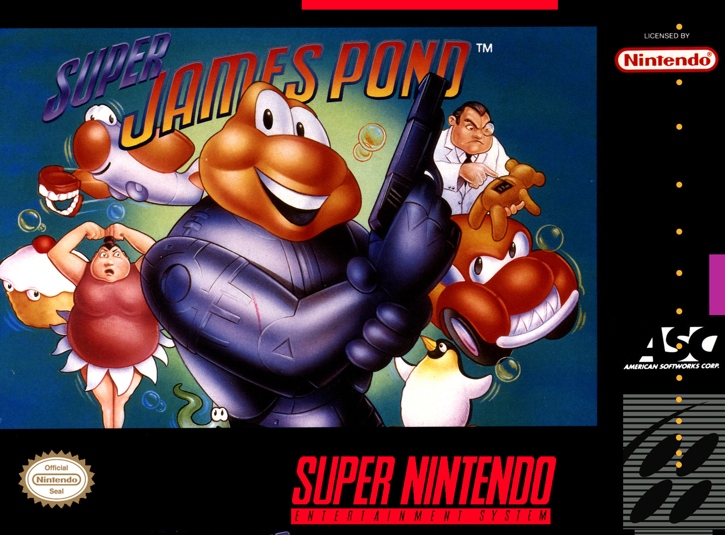 SUPER JAMES POND - SNES
