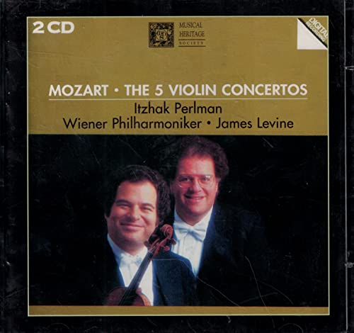 MOZART - 5 VIOLIN CONCERTOS (2CDS-PERLMAN)