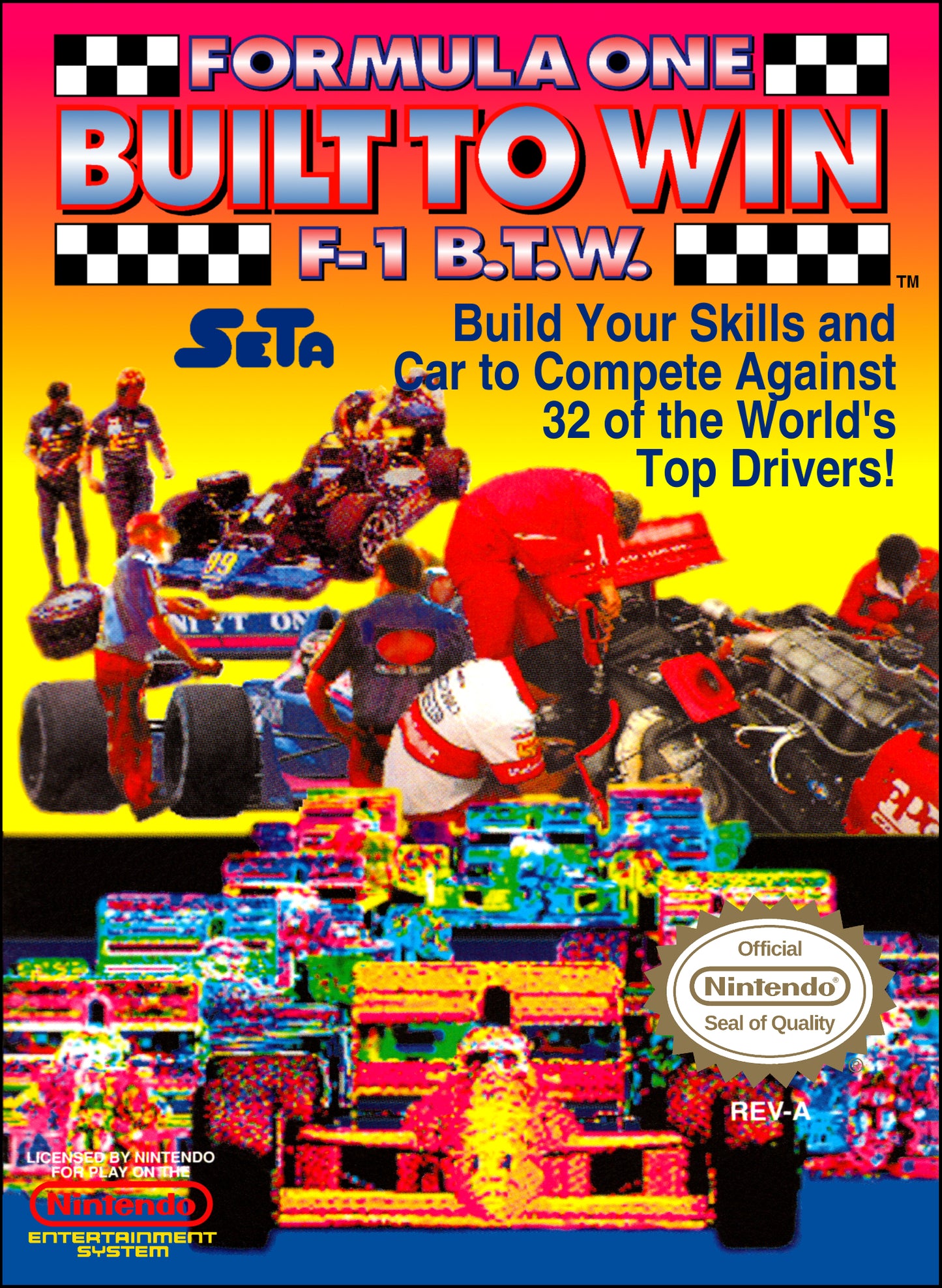 FORMULA ONE: BUILT TO WIN - NES (W/BOX & MANUAL)