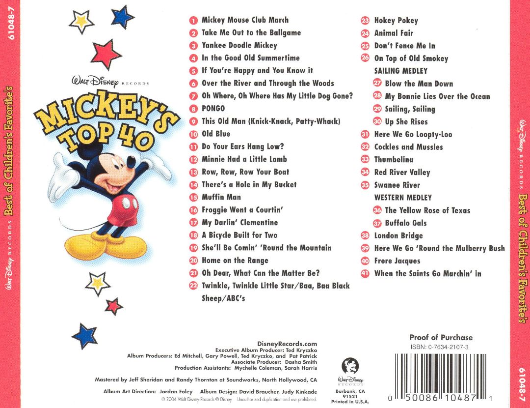 VARIOUS - MICKEY'S TOP 40