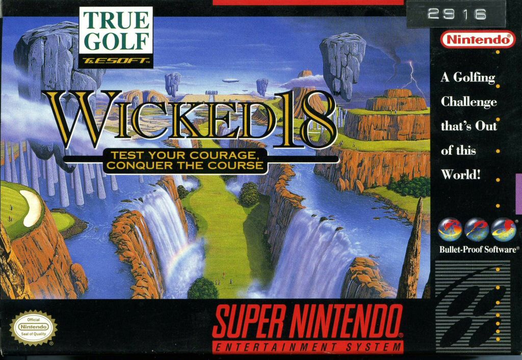 WICKED 18 - SNES (W/BOX & MANUAL)