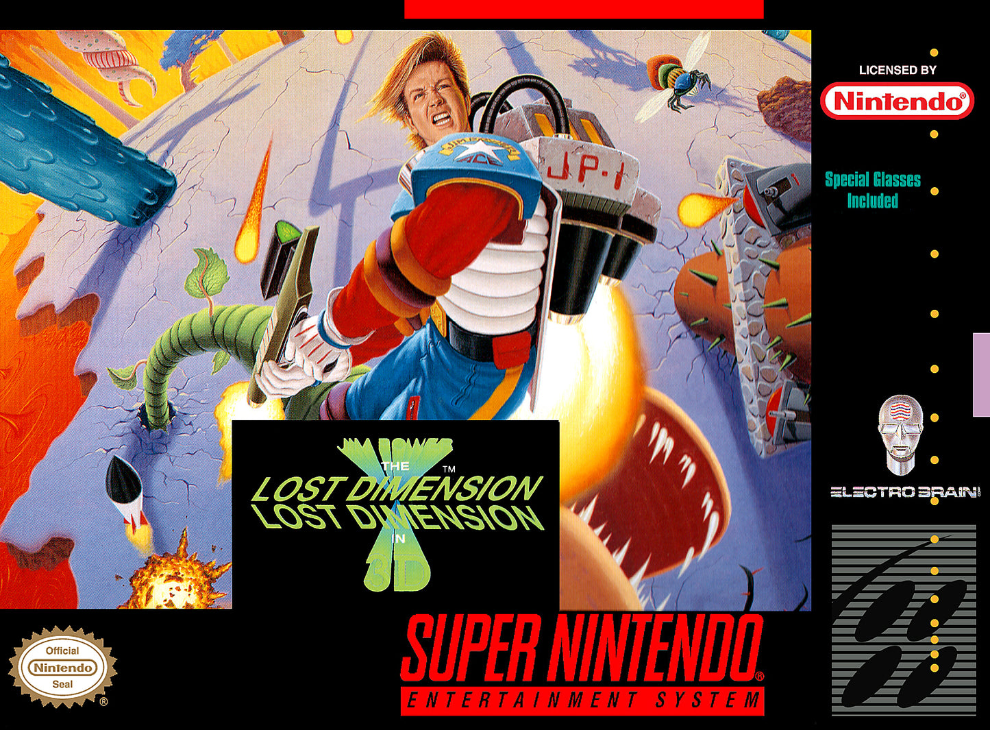 JIM POWER - SNES (W/BOX & MANUAL)