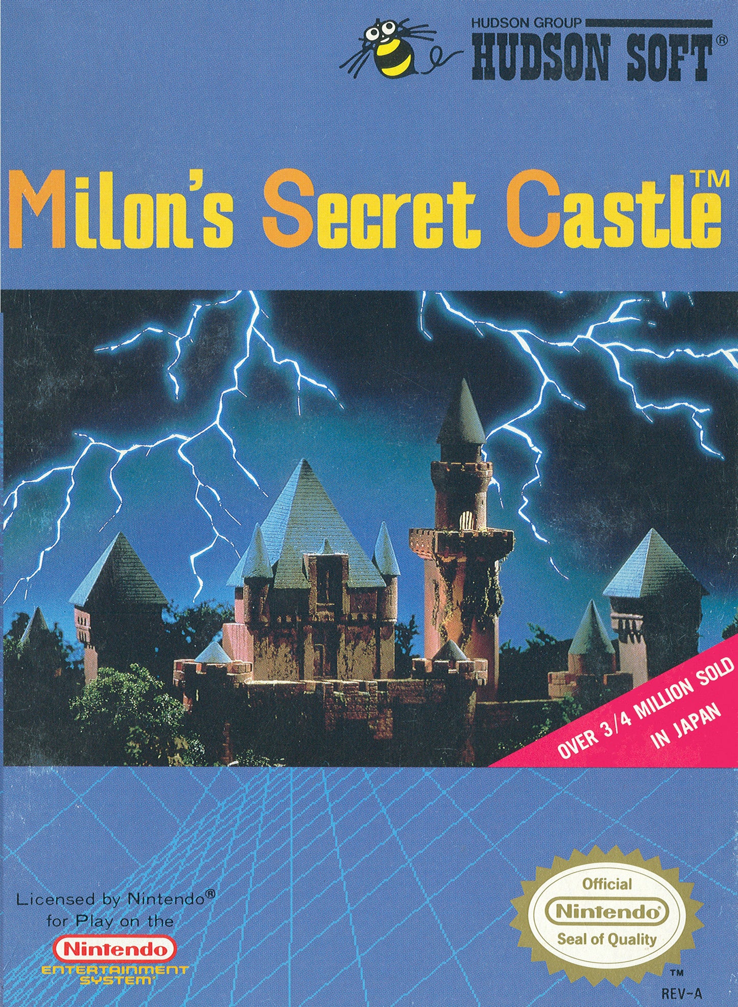 MILON'S SECRET CASTLE - NES (W/BOX & MANUAL)