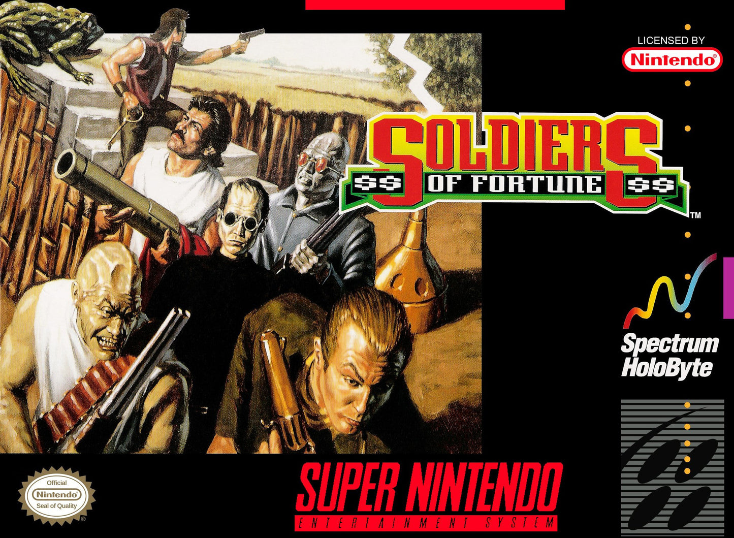 SOLDIERS OF FORTUNE - SNES