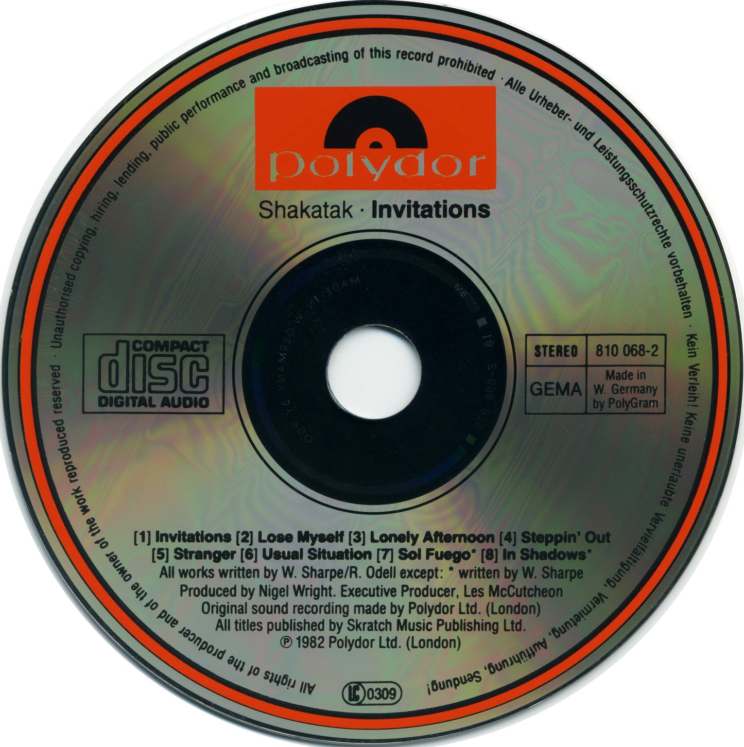 SHAKATAK - INVITATIONS