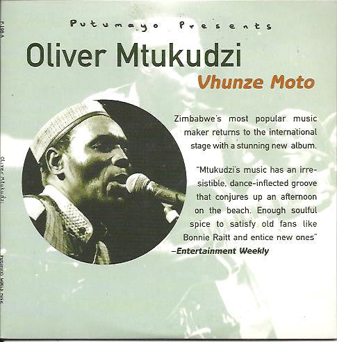MTUKUDZI, OLIVER - VHUNZE MOTO (AFRICA)