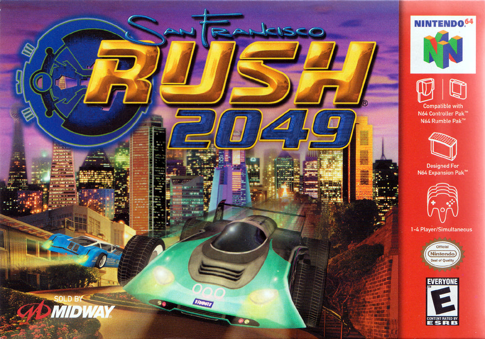 RUSH 2049 - N64 (W/BOX)