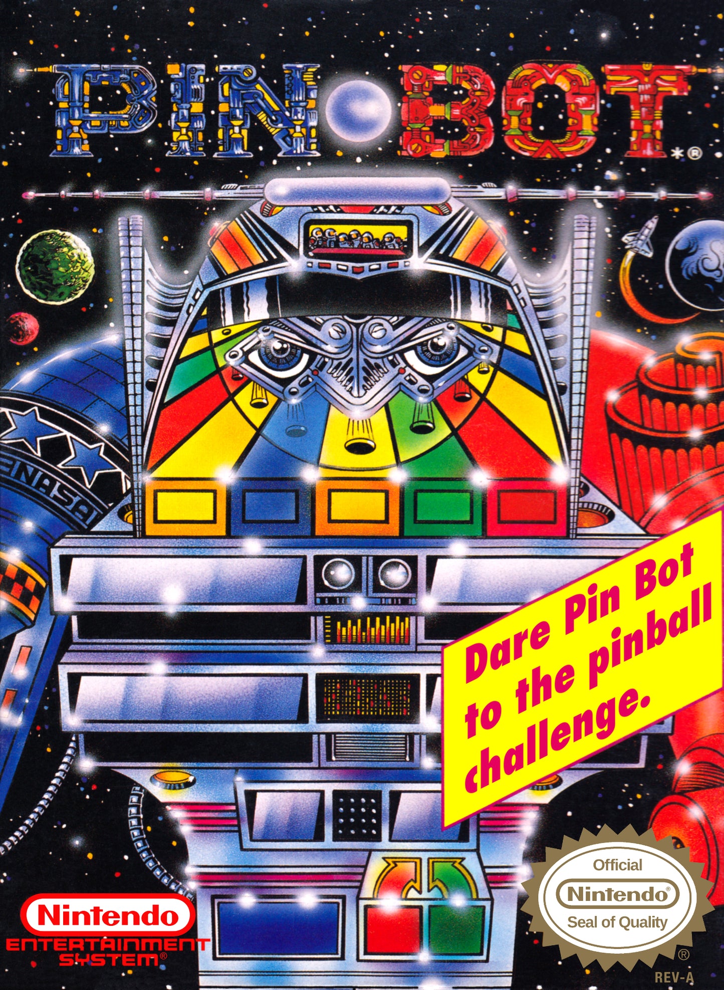 PIN-BOT - NES (W/BOX & MANUAL)
