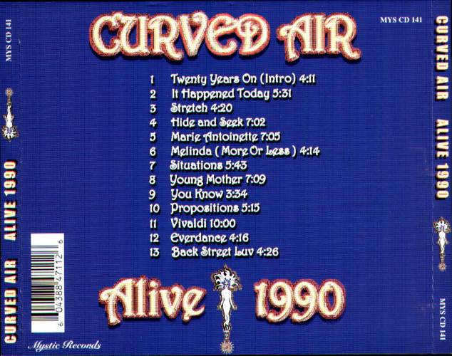 CURVED AIR - LIVE 1990