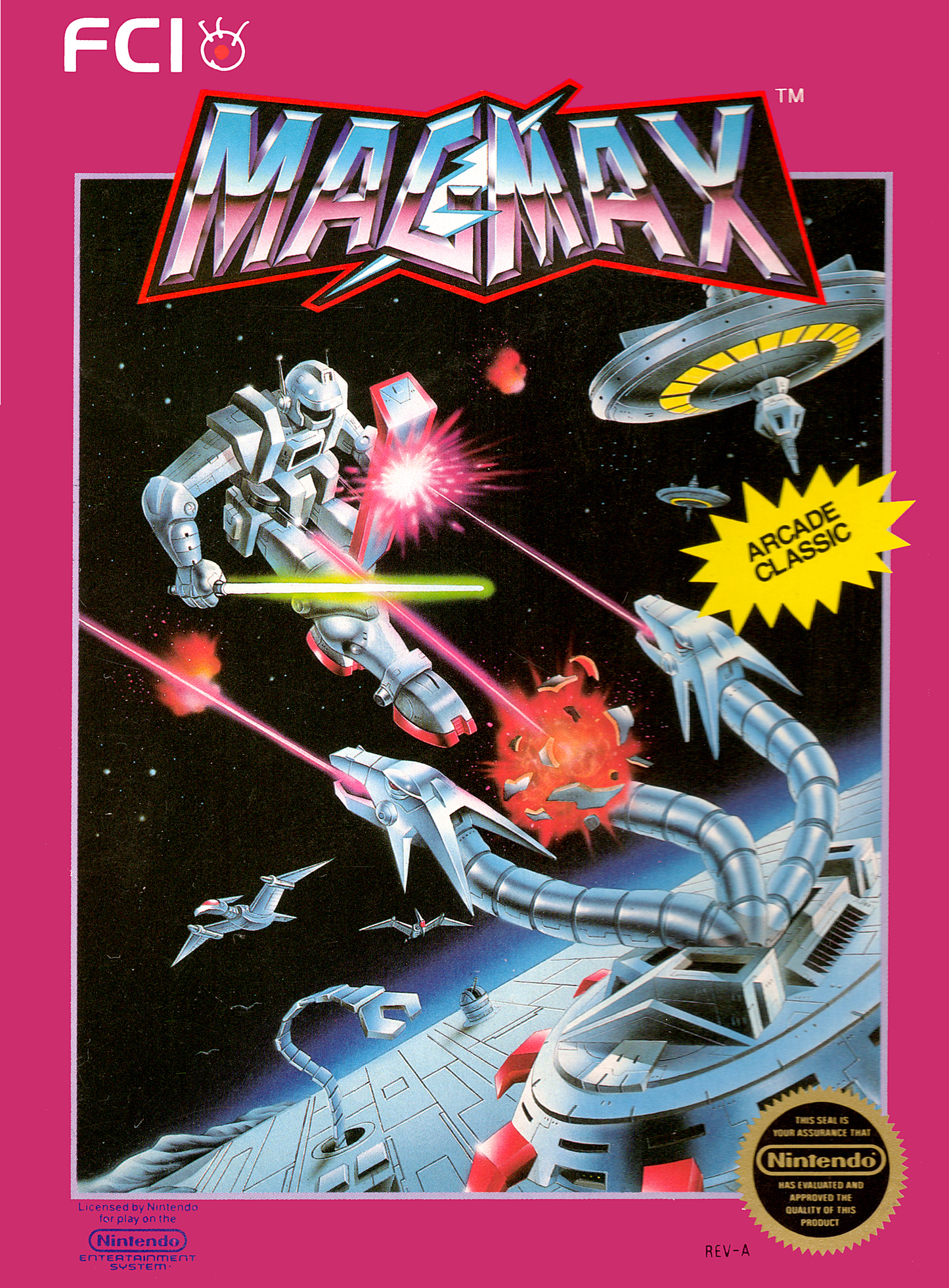 MAGMAX - NES (W/BOX & MANUAL)