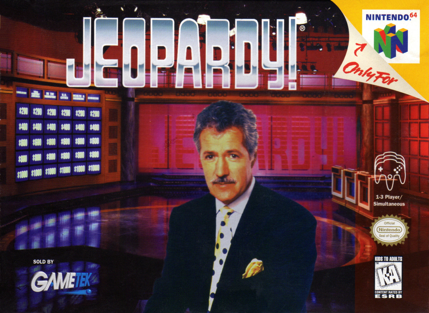JEOPARDY! - N64 (W/BOX)