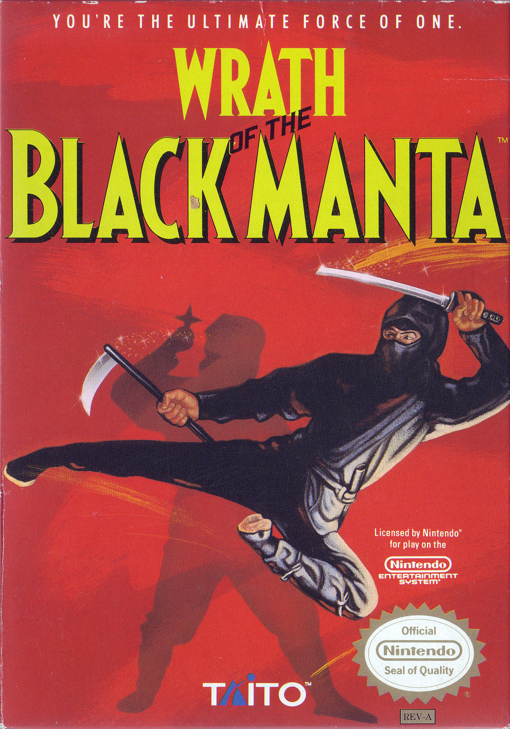 WRATH OF THE BLACK MANTA - NES