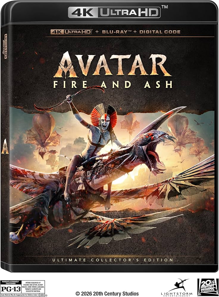AVATAR: FIRE & ASH - BLU-4K-INC. BLU COPY