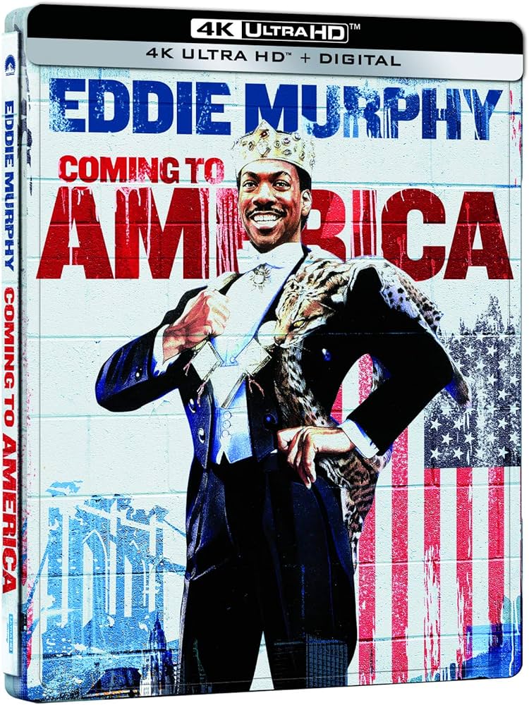 COMING TO AMERICA - BLU-4K-1988-EDDIE MURPHY-STEELBOOK