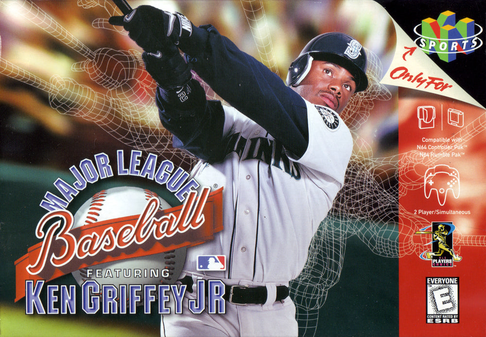 MAJOR LEAGUE BASEBALL FEATURING KEN GRIF - N64 (W/BOX)