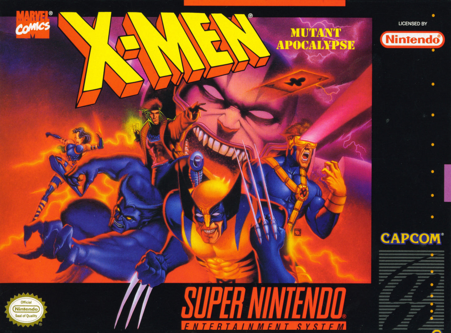 X-MEN: MUTANT APOCALYPSE - SNES (W/BOX)
