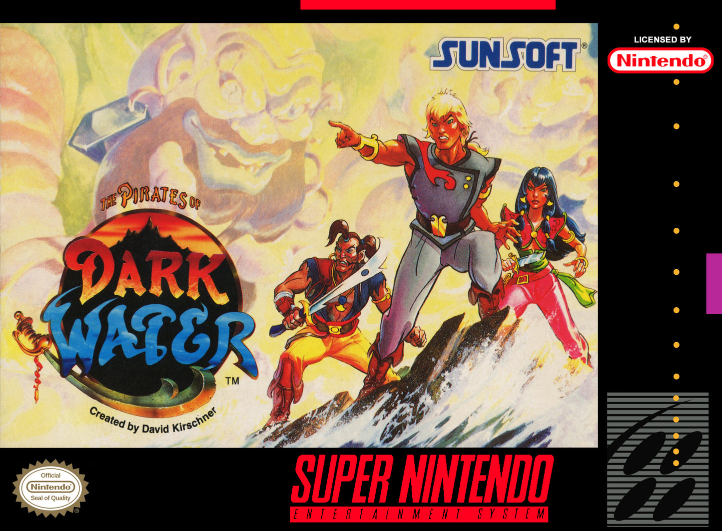 PIRATES OF DARK WATER - SNES (W/BOX)