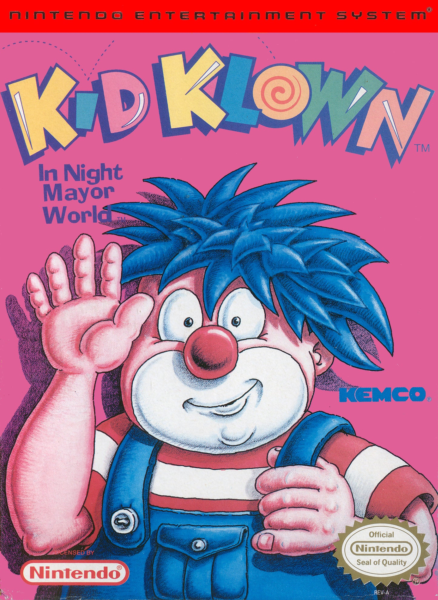 KID KLOWN IN NIGHT MAYOR WORLD - NES