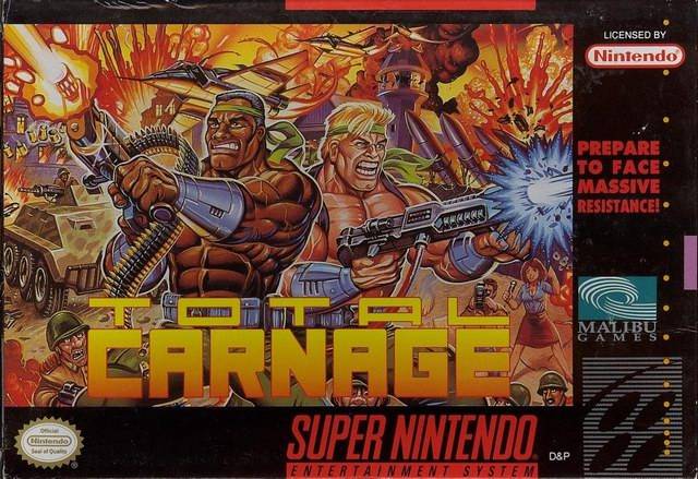 TOTAL CARNAGE - SNES