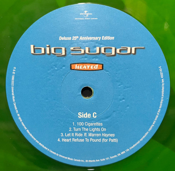 Big Sugar - Heated (Orange/Green) (Used LP)