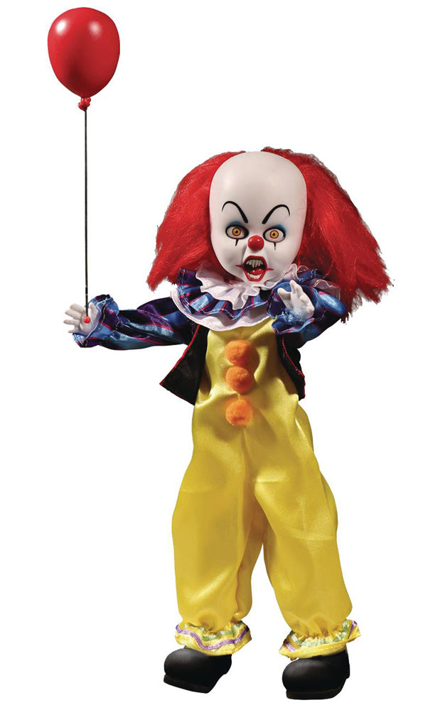 LIVING DEAD DOLLS: IT (1990): PENNYWISE - MEZCO-2017 (DAMAGED BOX)