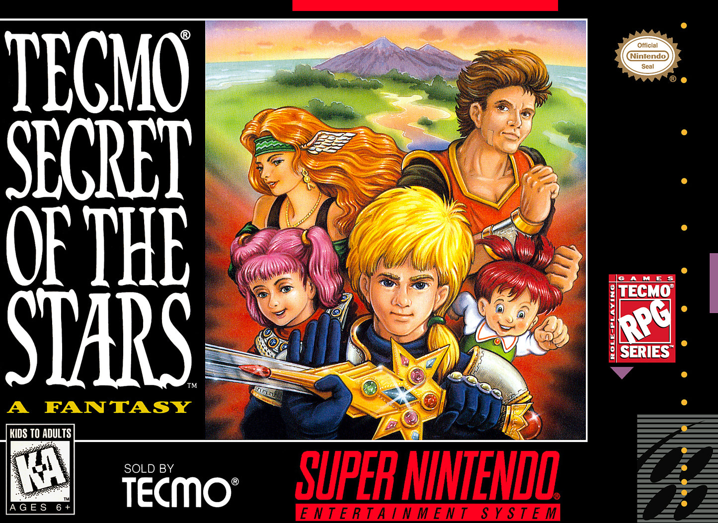TECMO SECRET OF THE STARS - SNES