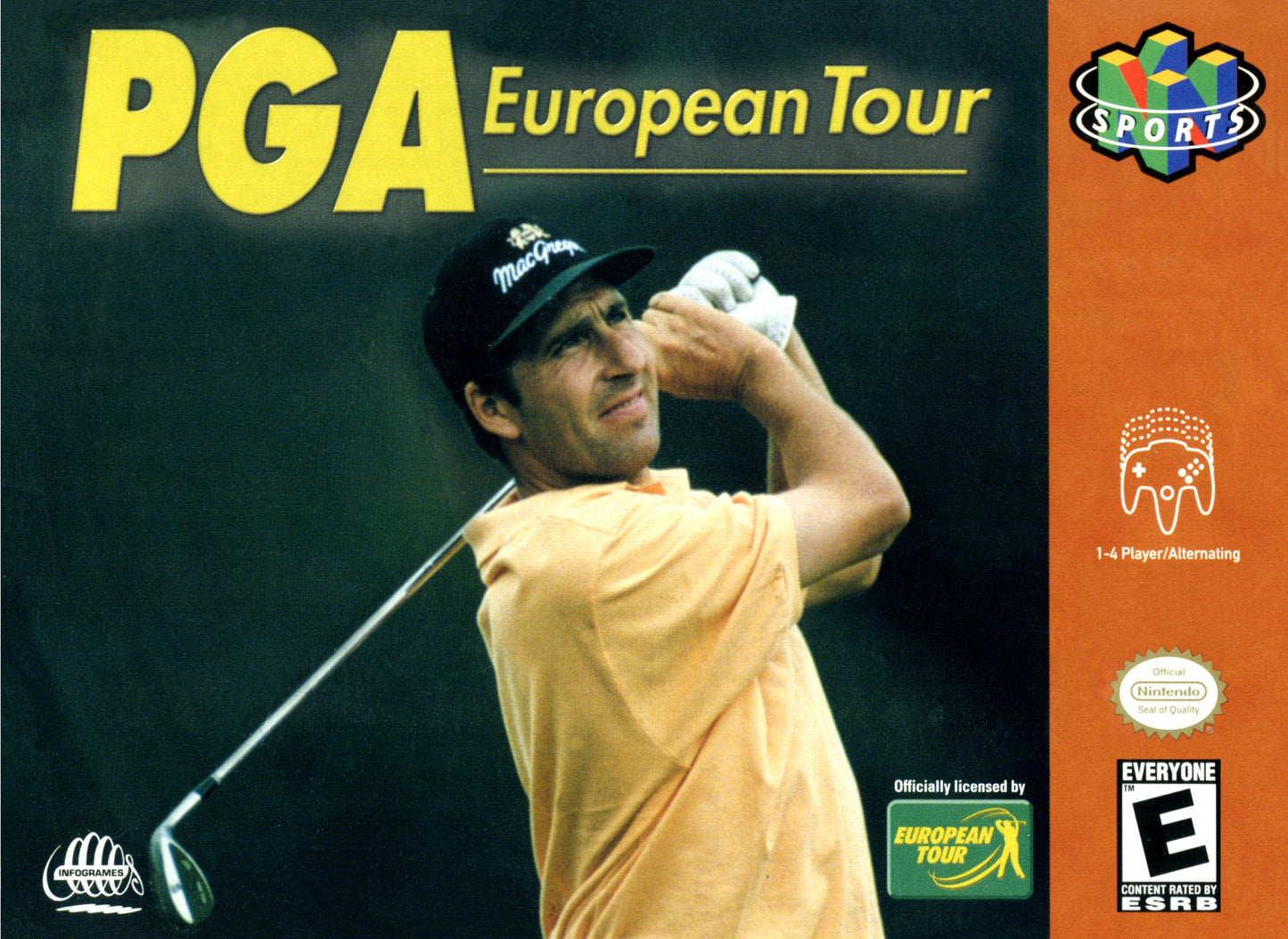 PGA EUROPEAN TOUR - N64 (W/BOX)