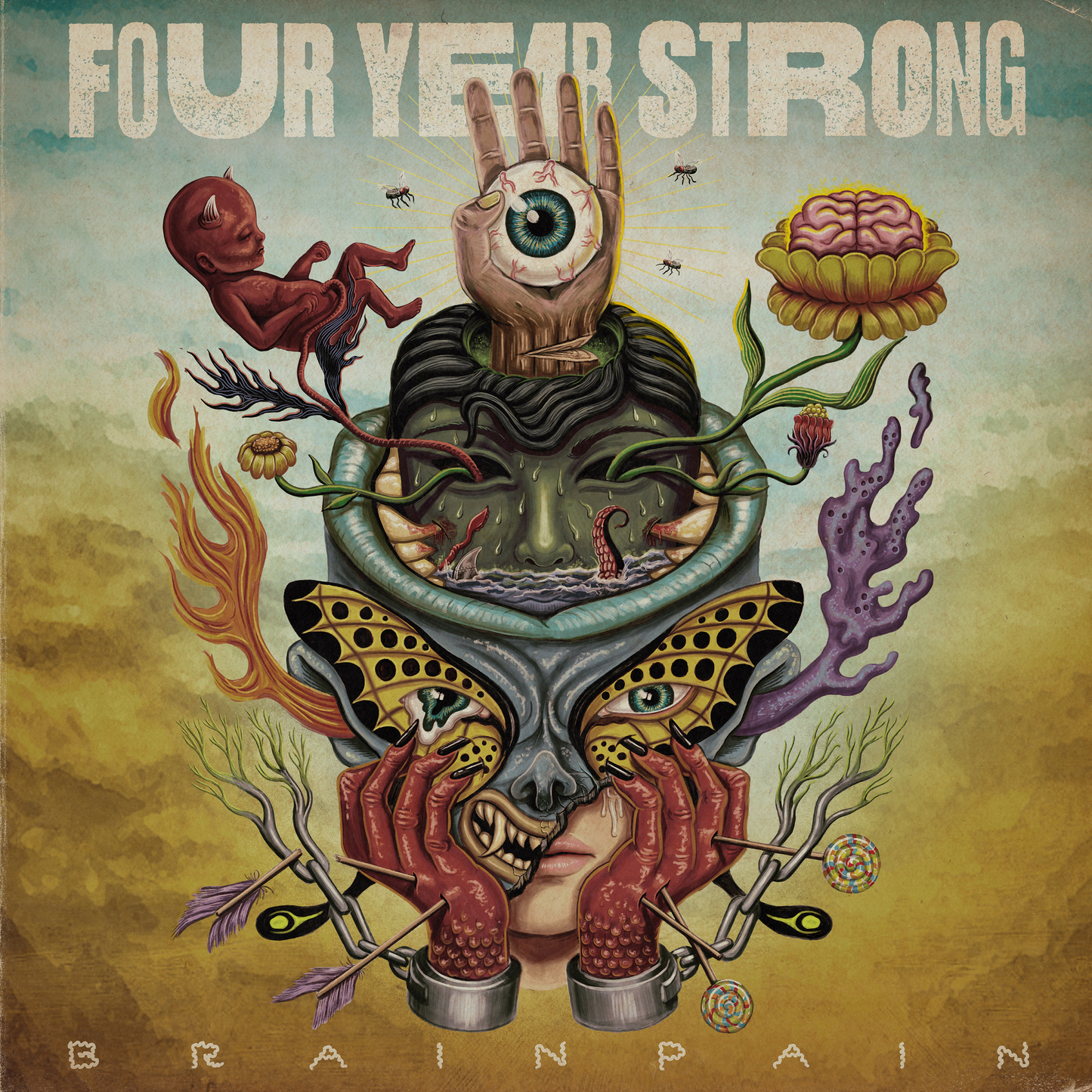FOUR YEAR STRONG - BRAIN PAIN