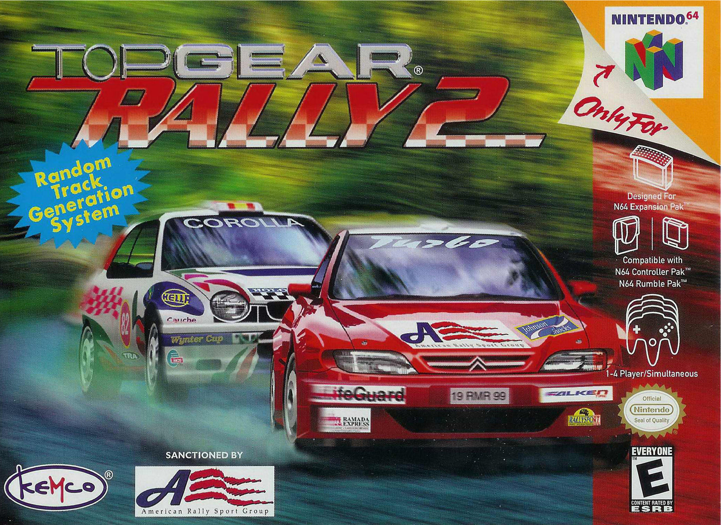 TOP GEAR RALLY - N64