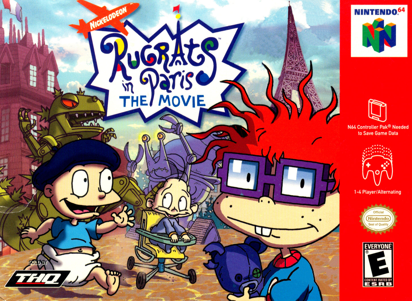 RUGRATS IN PARIS - N64 (CARTRIDGE ONLY)