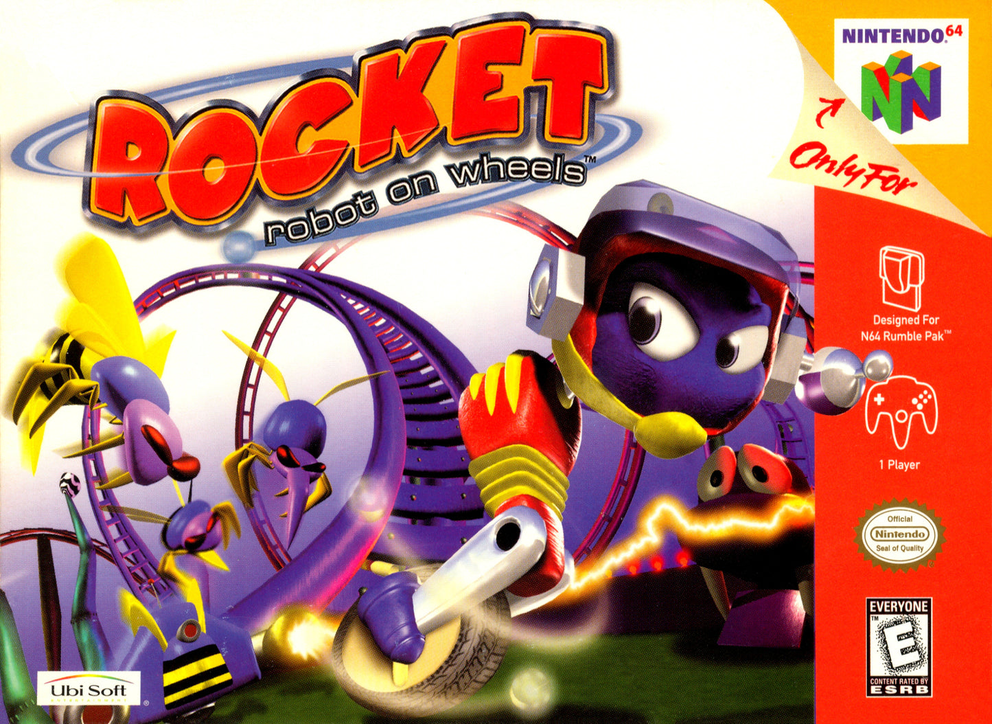 ROCKET: ROBOT ON WHEELS - N64 (W/BOX & MANUAL)