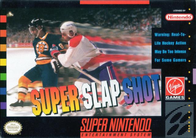 SUPER SLAPSHOT - SNES (W/BOX & MANUAL)