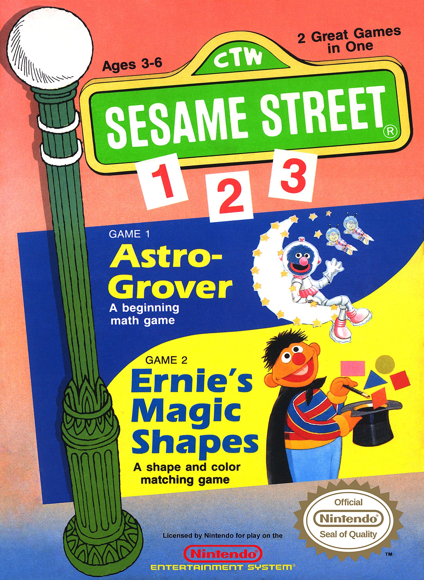 SESAME STREET 123 - NES