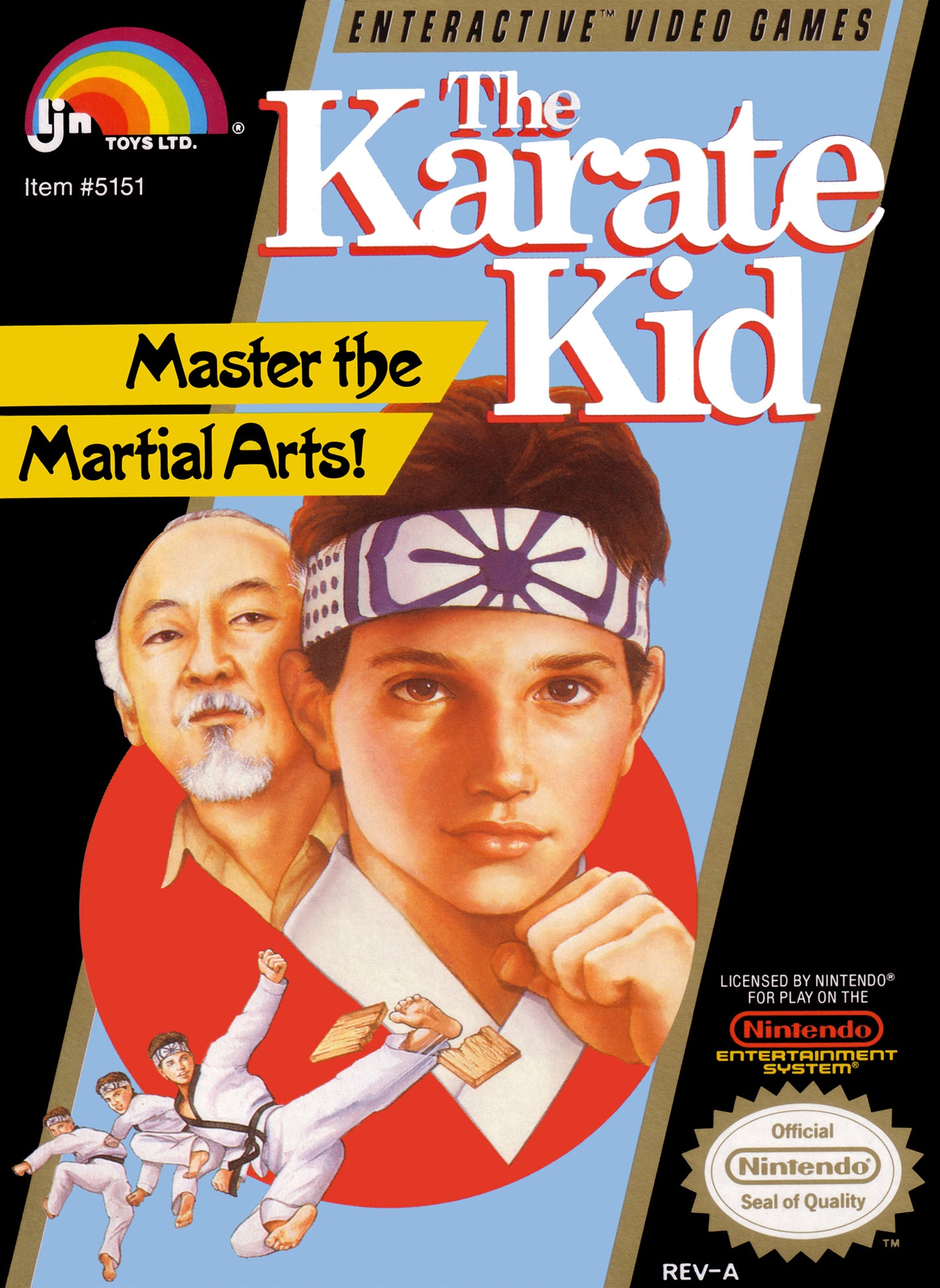 KARATE KID - NES (W/BOX & MANUAL)