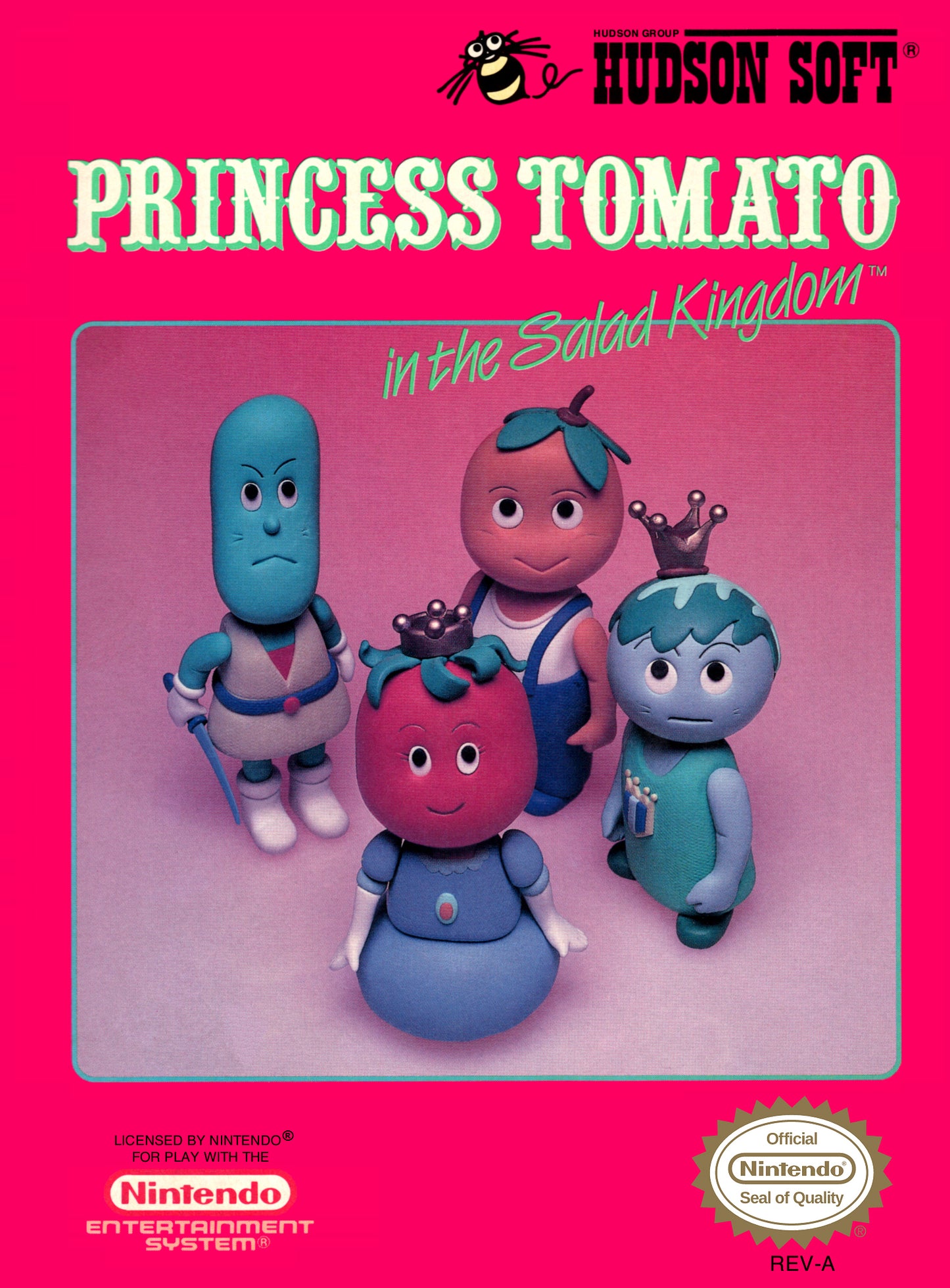 PRINCESS TOMATO IN THE SALAD KINGDOM - NES (W/BOX & MANUAL)
