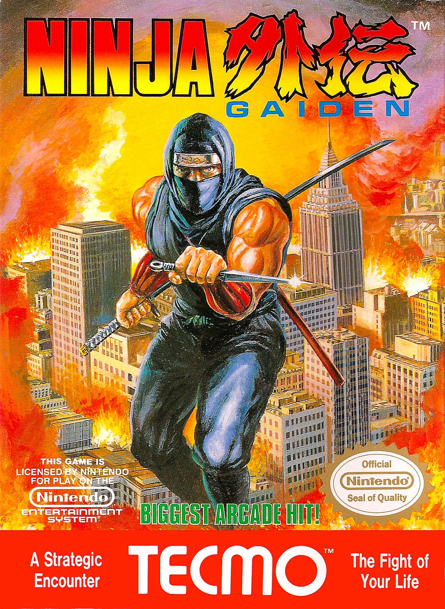 NINJA GAIDEN - NES (W/BOX)