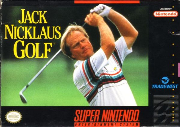 JACK NICKLAUS GOLF - SNES (W/BOX & MANUAL)
