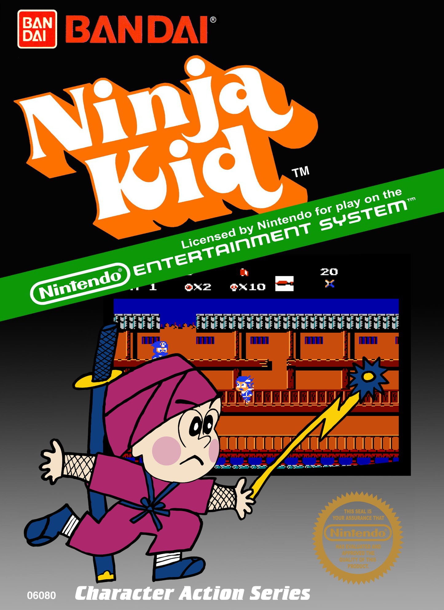 NINJA KID - NES (W/BOX & MANUAL)