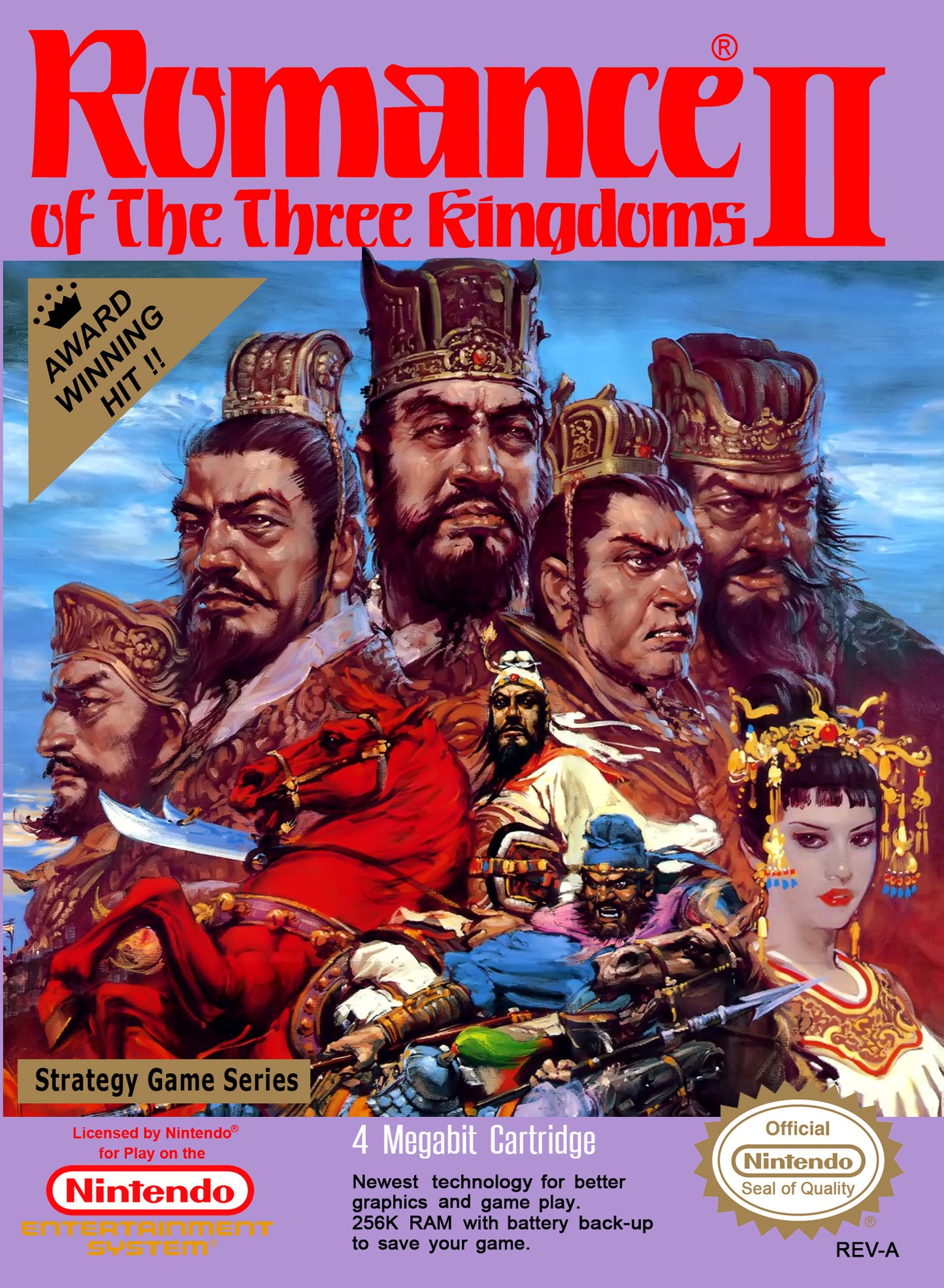 ROMANCE OF THE THREE KINGDOMS II - NES