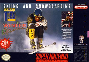 SKIING & SNOWBOARDING: TOMMY MOE'S WINTE - SNES (W/BOX & MANUAL)