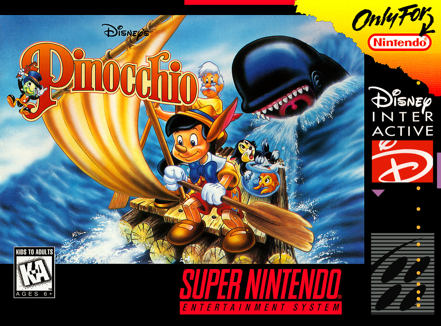 PINOCCHIO - SNES (W/BOX)