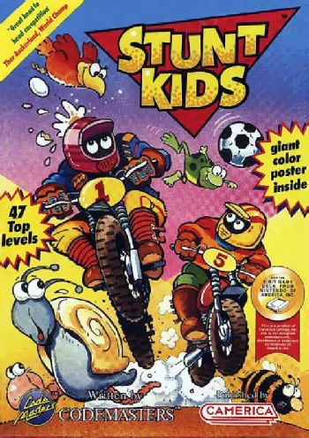 STUNT KIDS - NES (W/BOX & MANUAL)