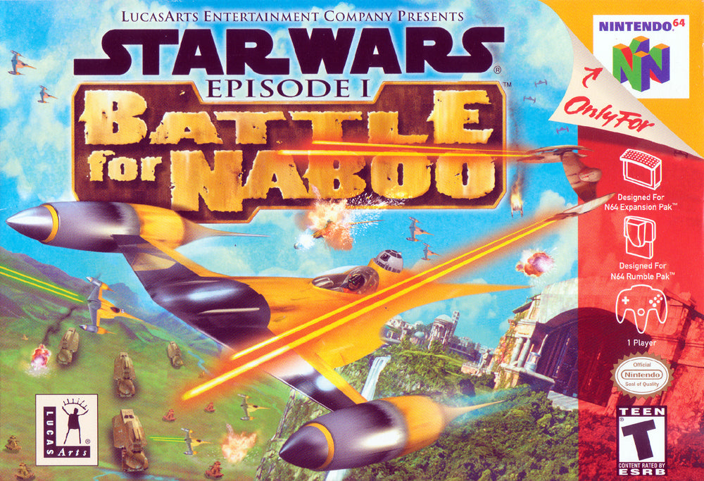 STAR WARS: BATTLE FOR NABOO - N64 (W/BOX)