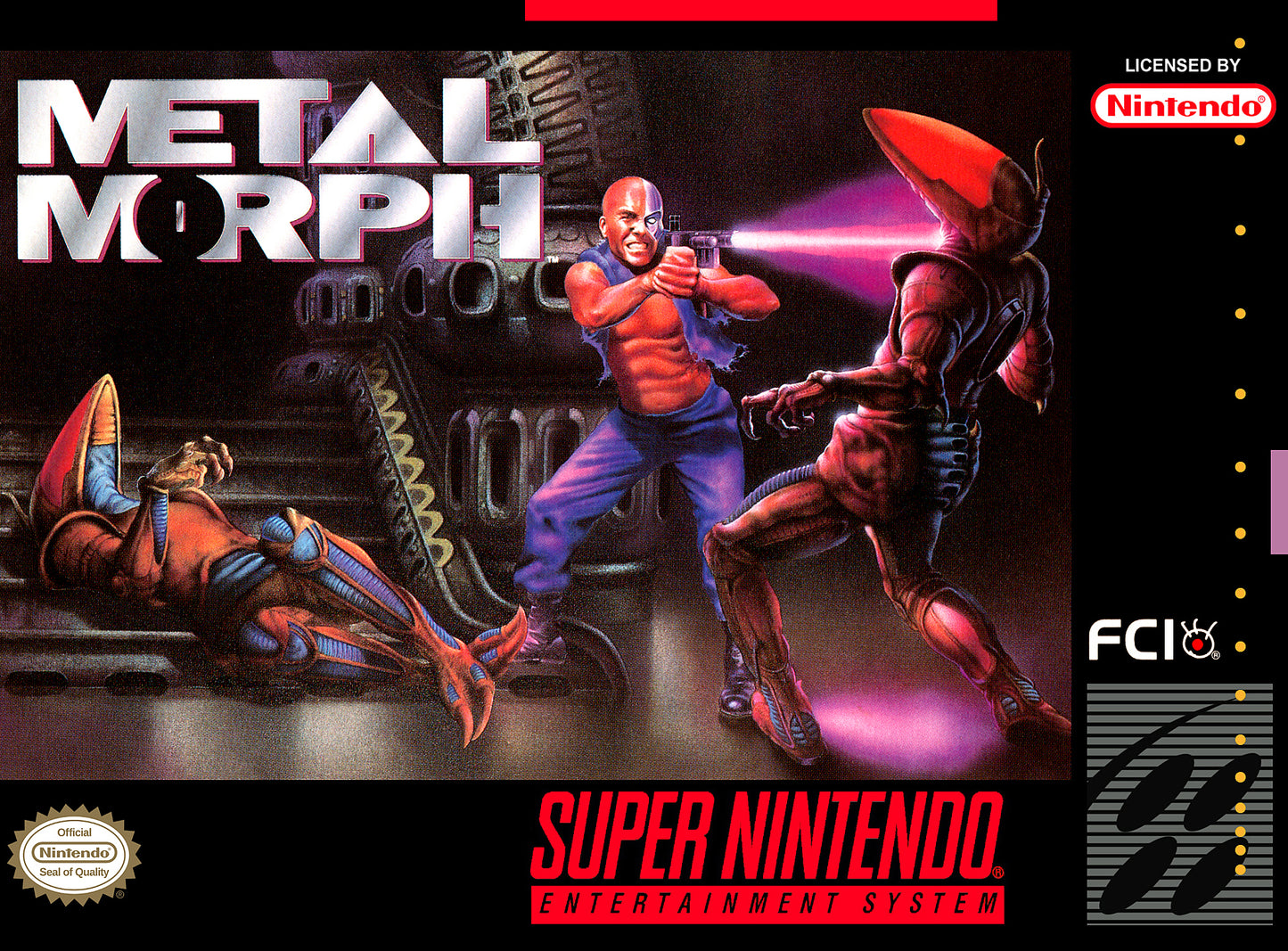METAL MORPH - SNES (W/BOX)