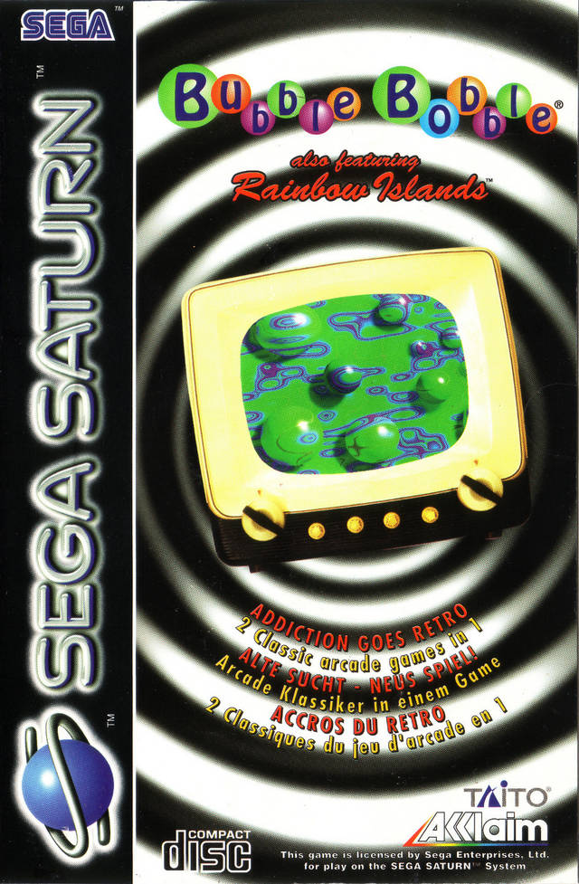 BUBBLE BOBBLE FEATURING RAINBOW ISLANDS - SATURN