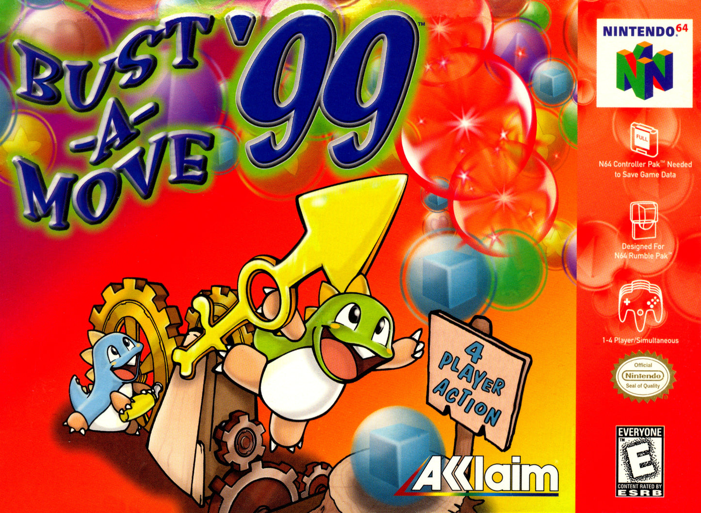 BUST-A-MOVE 99 - N64 (W/BOX & MANUAL)