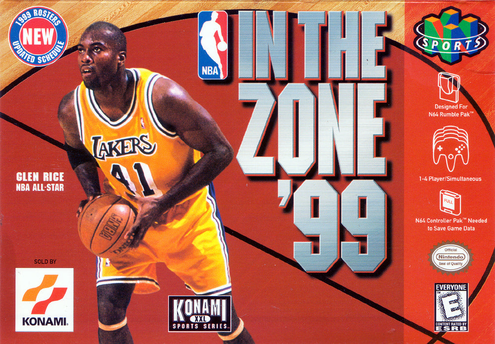 NBA IN THE ZONE '99 - N64 (W/BOX & MANUAL)
